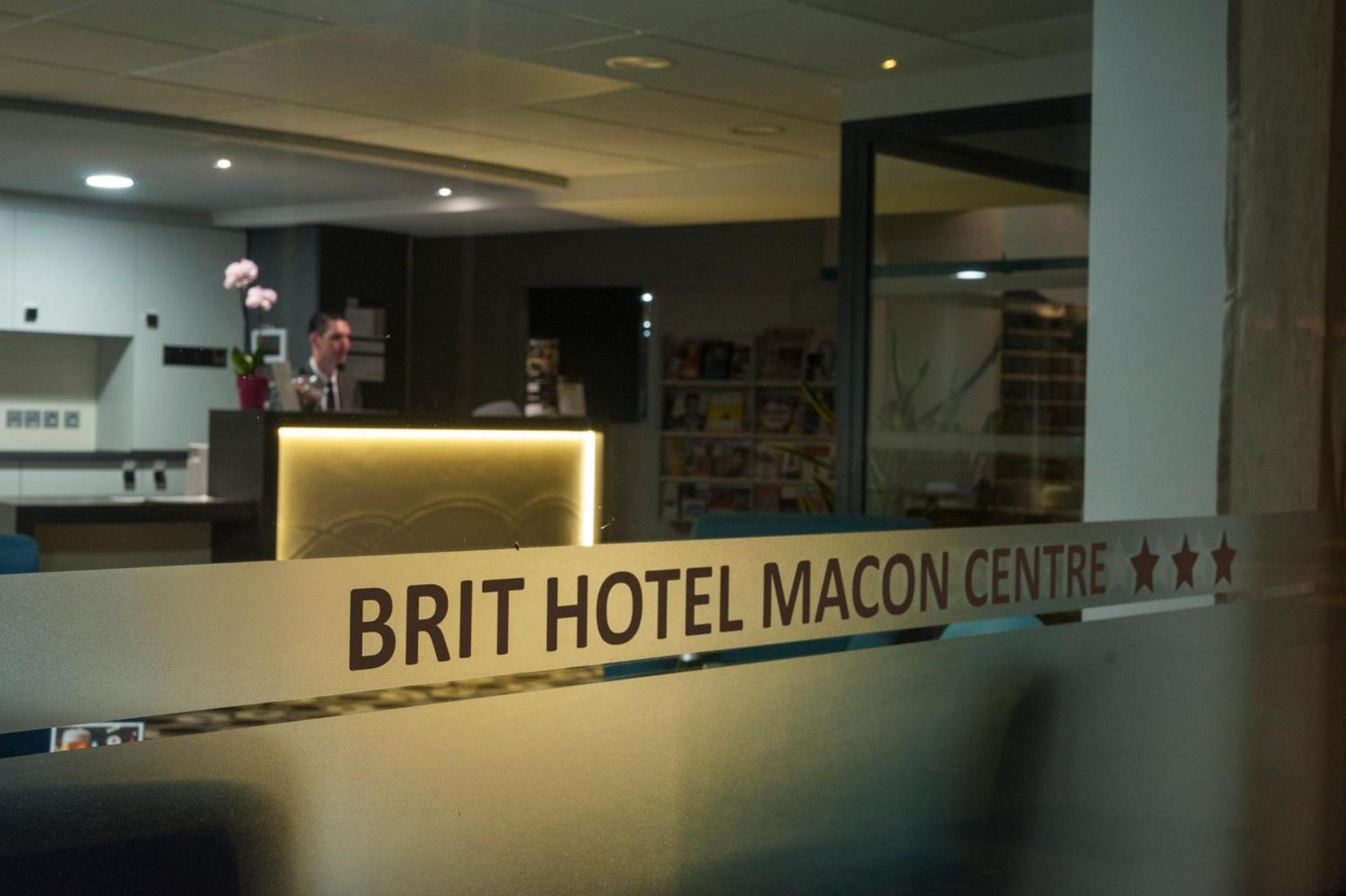 Brit Hotel Mâcon Centre Gare Extérieur photo